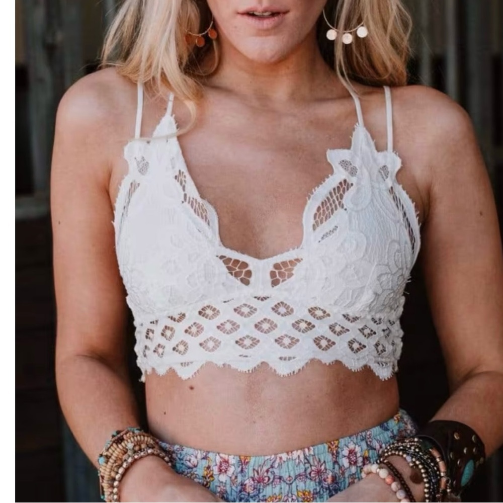 Rue21 White Lace Bralette